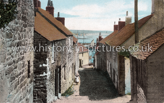 A Street View in Newlyn. c.1904